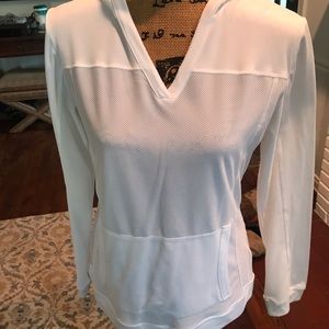 White Bimini Bay Hoodie -S